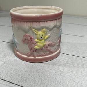 GIFTWARES CO Vintage 1980s Baby Girl Porcelain Jar
